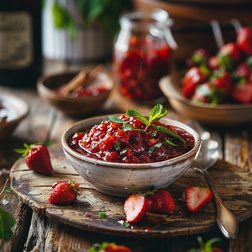 Confiture de fraises maison : le soleil en pot