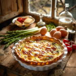 Quiche aux asperges et chèvre : Un délice printanier facile