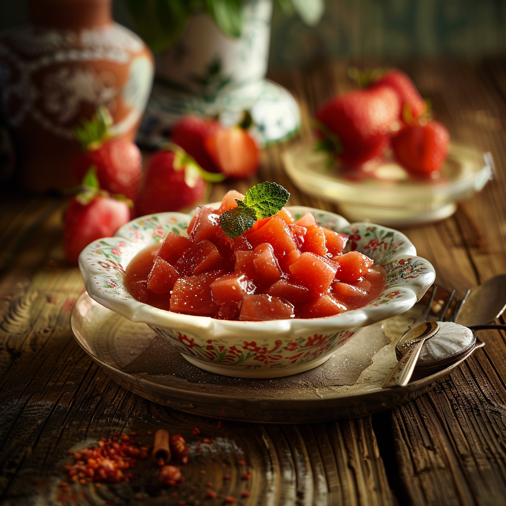 Compote Fraises Rhubarbe : Le Goût de l'Été dans Votre Assiette