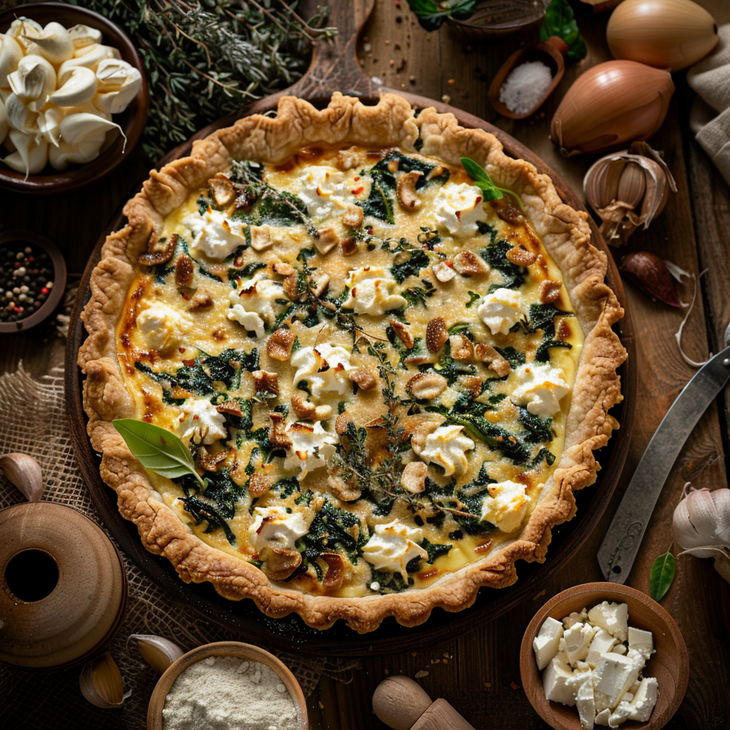 Quiche épinards et chèvre, un délice facile pour tous les jours