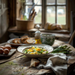 Salade d’asperges et œufs durs