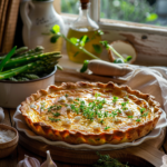 Quiche aux asperges et chèvre : un délice printanier facile