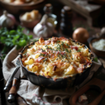 Gratin de pâtes au jambon, une recette réconfortante et facile