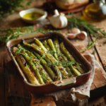 Asperges Vertes Rôties au Four, la Recette Simple et Savoureuse