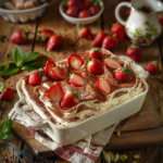 Tiramisu aux fraises : le dessert fruité qui change tout !