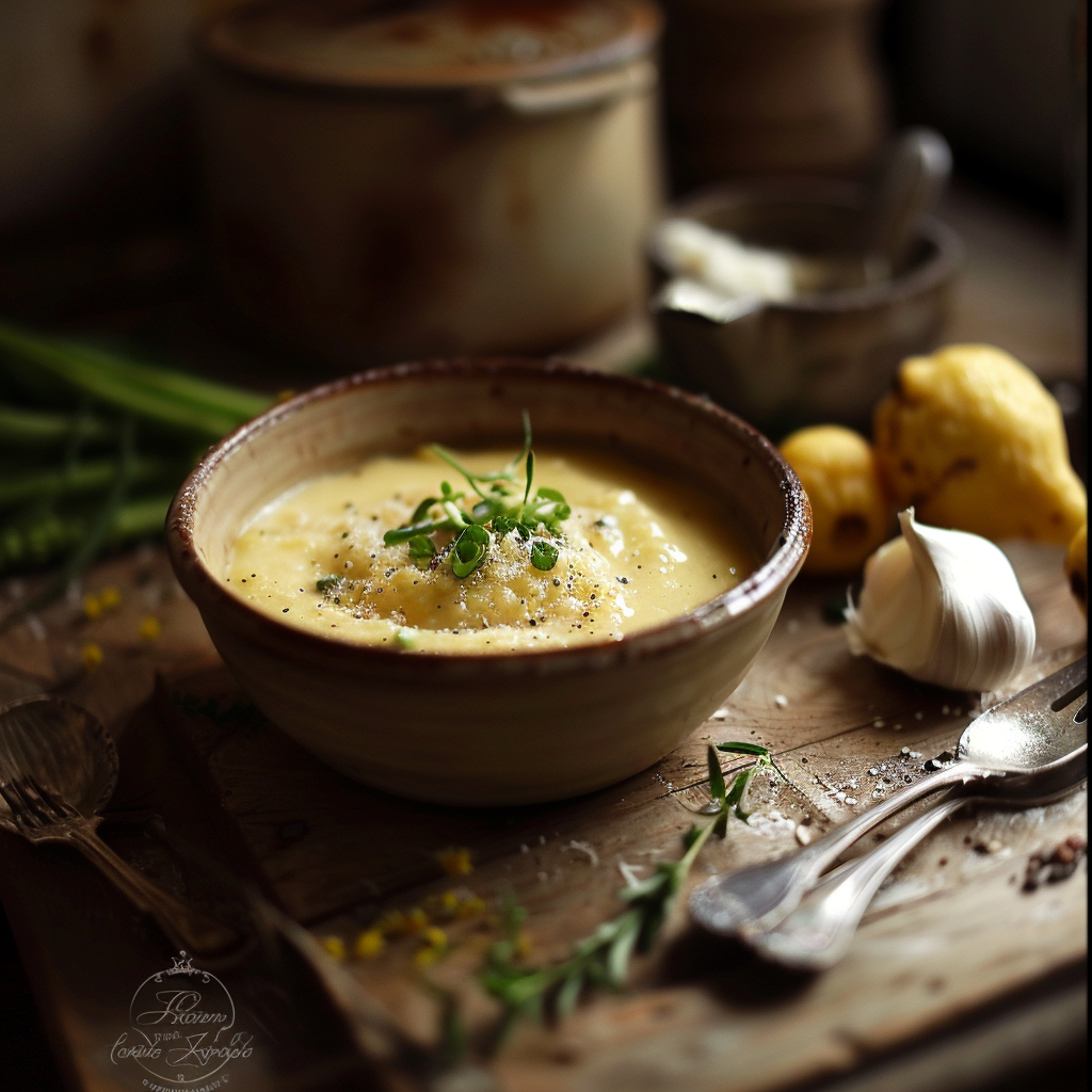 Velouté d’asperges, la douceur printanière de Mamie Julia