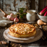 Gâteau moelleux à la rhubarbe, le délice du printemps