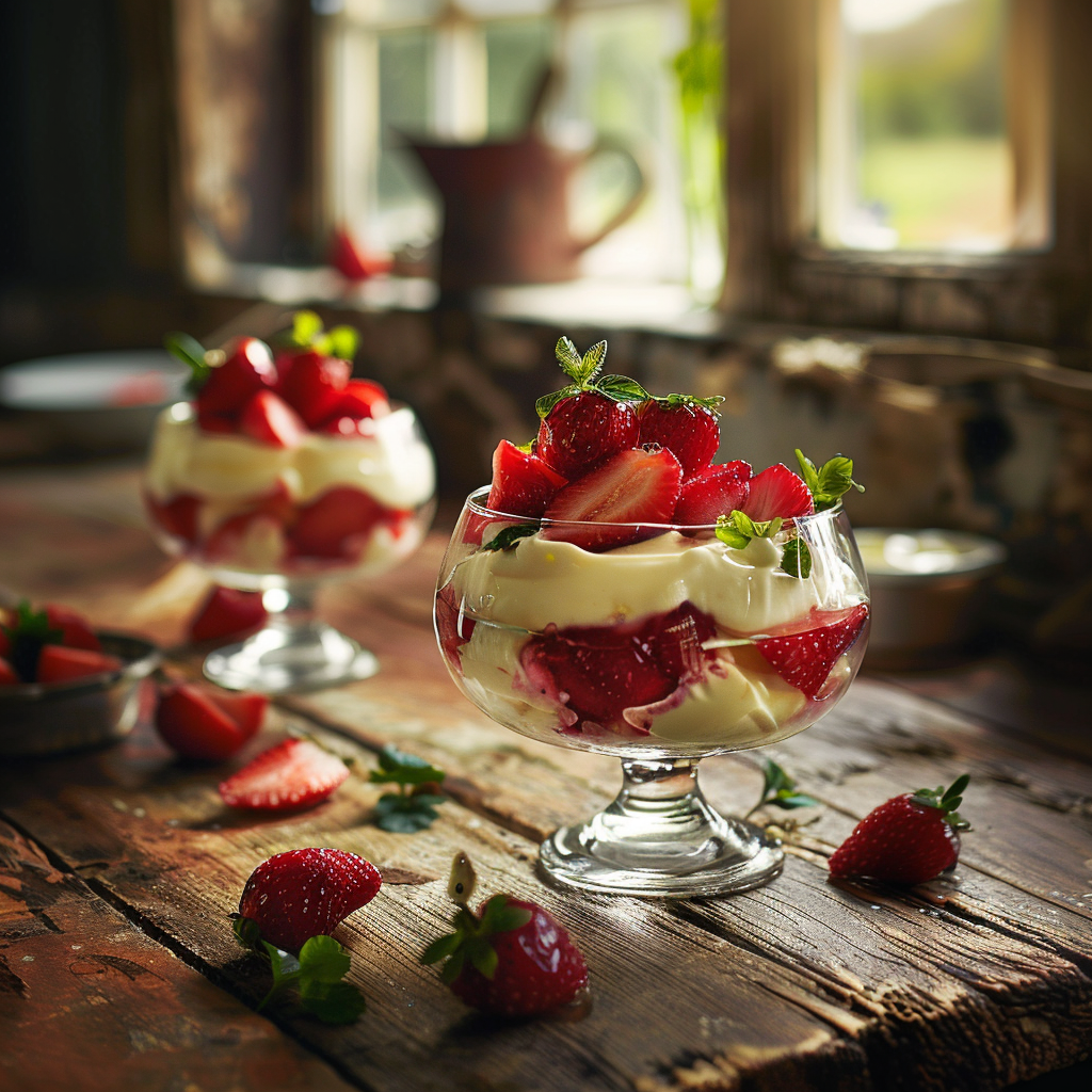 Verrines Fraises Mascarpone : Le Doux Délice Provençal de Mamie Julia