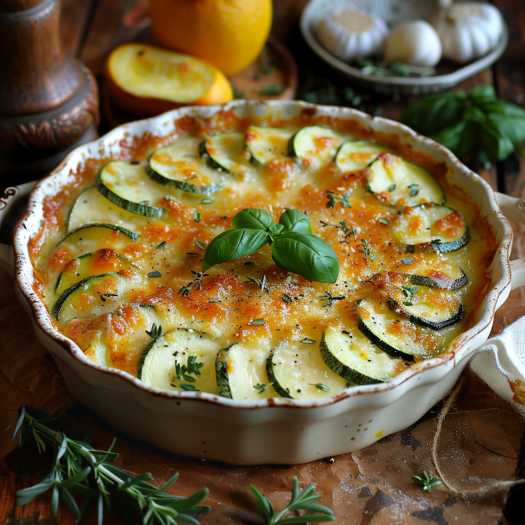 Gratin de Courgettes de Mamie Julia : L'Authentique Saveur du Sud