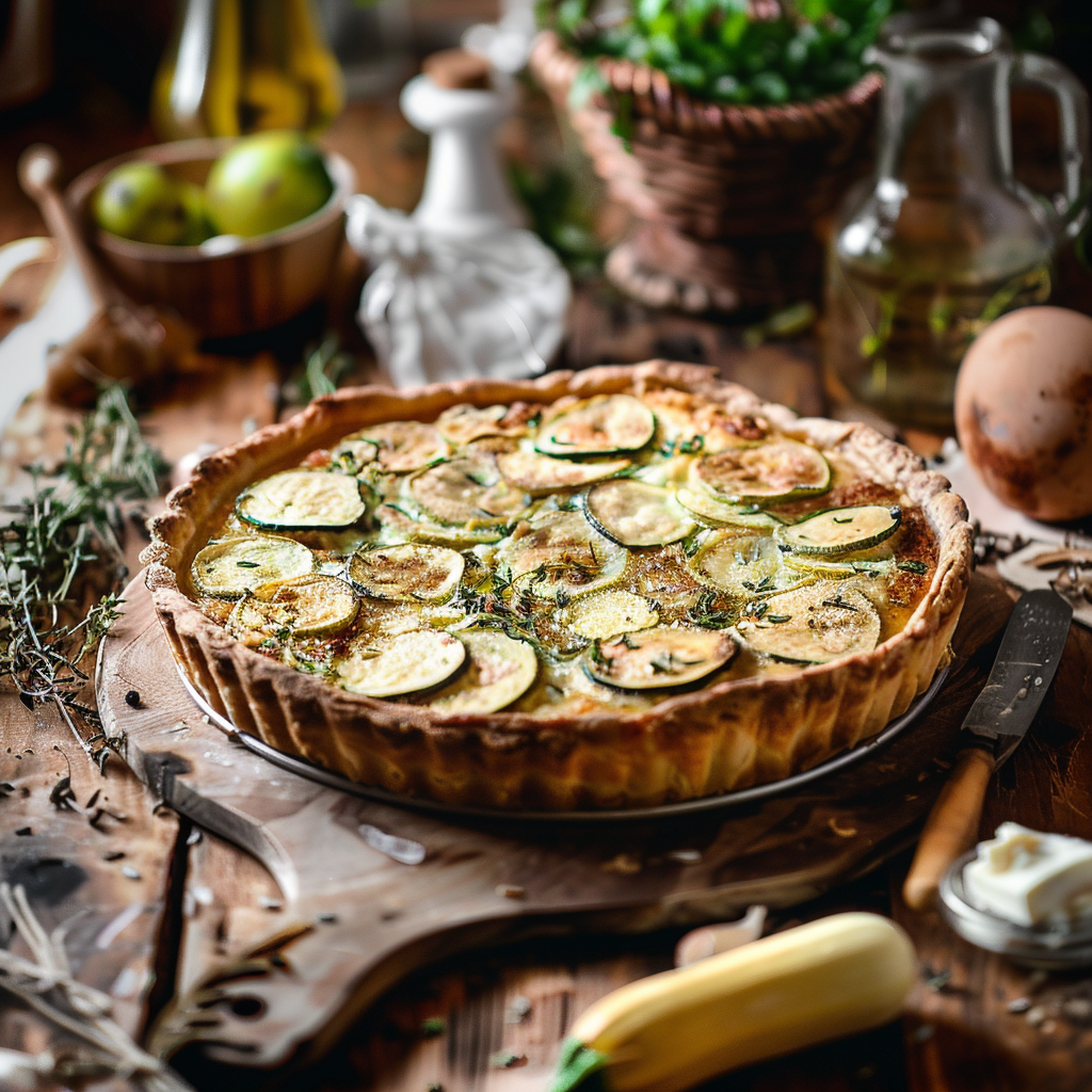 Tarte Courgette Chèvre : Le Goût de la Provence dans votre Assiette