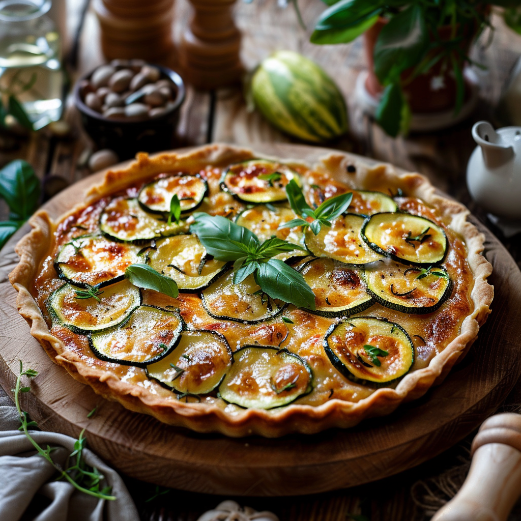 Tarte Courgette Chèvre : La Recette Facile et Gourmande de Mamie Julia