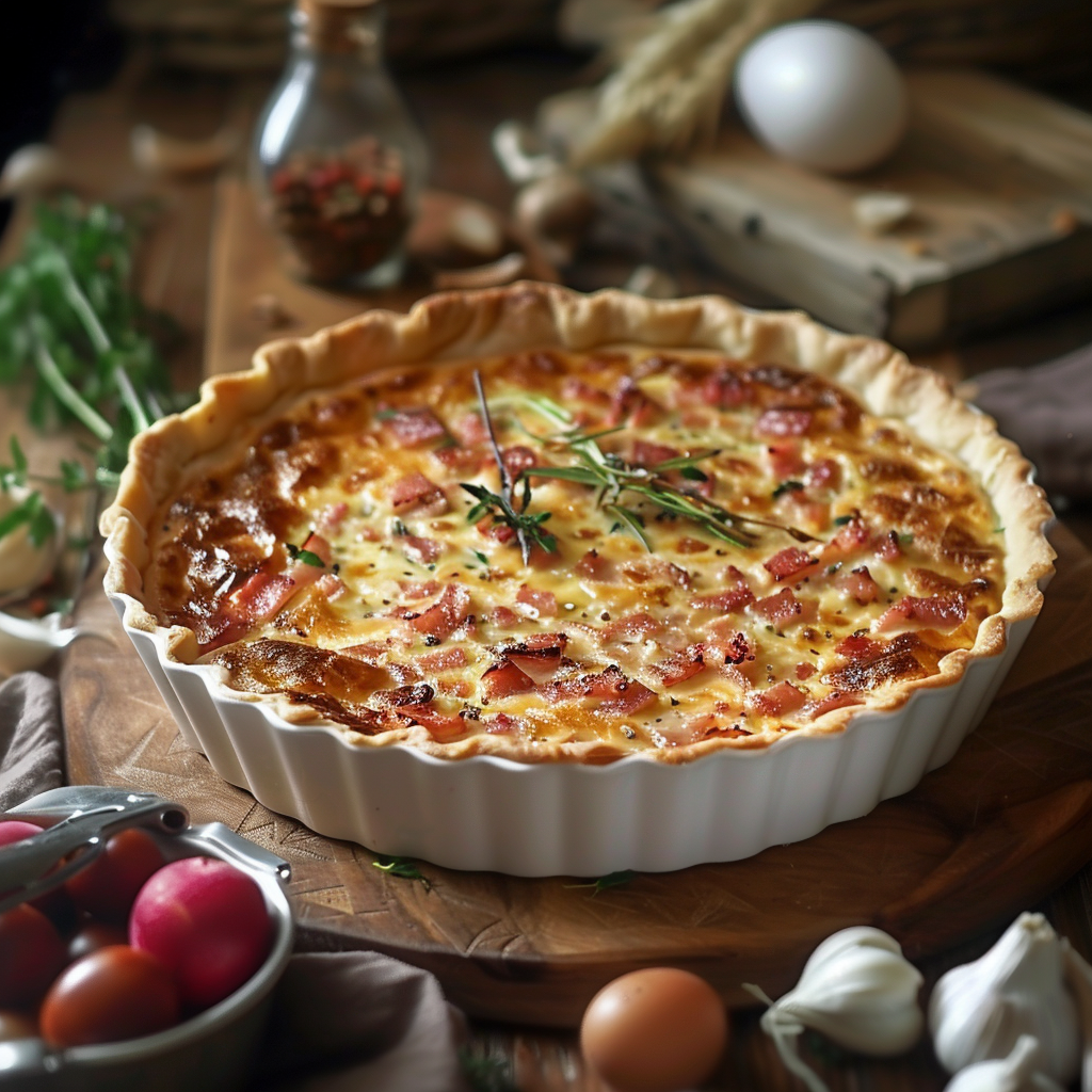 La Quiche Lorraine de Mamie Julia : Un Classique Indémodable