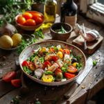 Salade Niçoise Traditionnelle : Le Soleil de Provence dans Votre Assiette