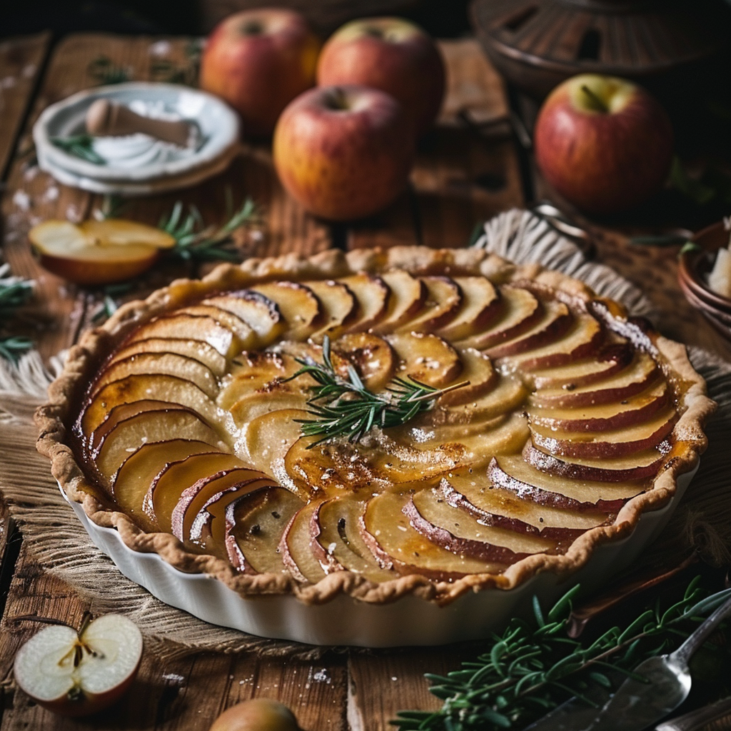 Tarte aux Pommes : La Douceur Gourmande de Mamie Julia