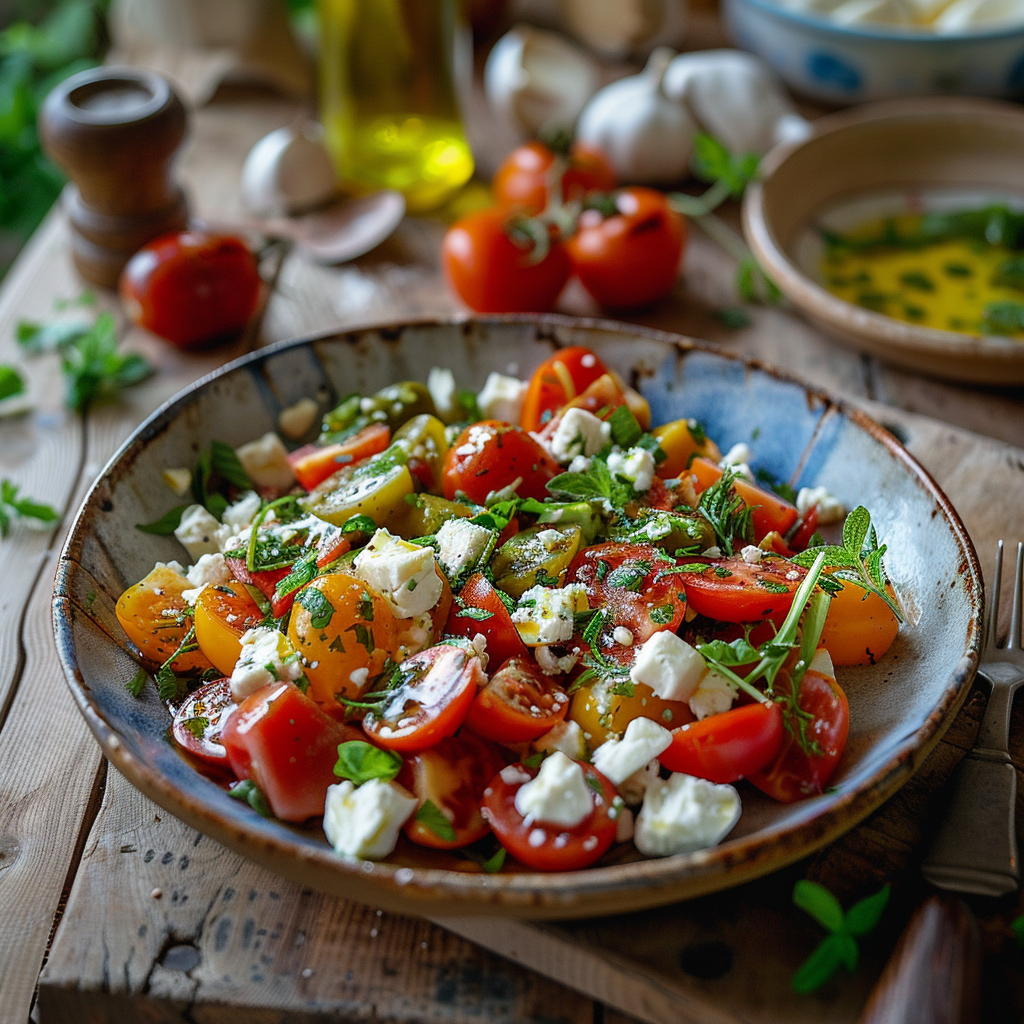 Salade Grecque : Le Goût de l'Été dans votre Assiette