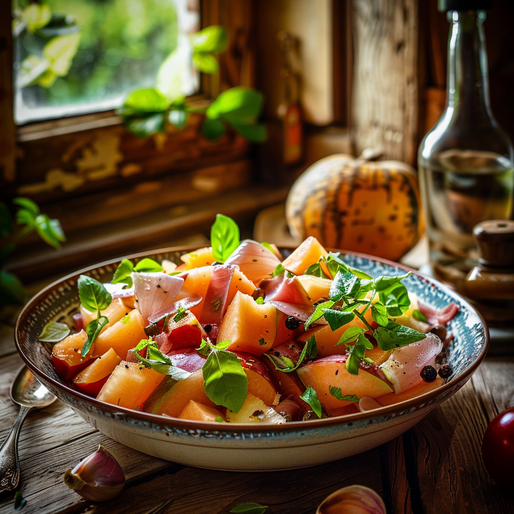 Salade Melon Jambon Cru : La Fraîcheur Provençale en toute simplicité