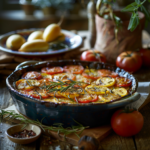 Gratin de tomates et courgettes, un délice de Mamie Julia
