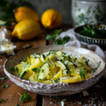 Salade de courgettes crues citron parmesan : fraîcheur assurée !