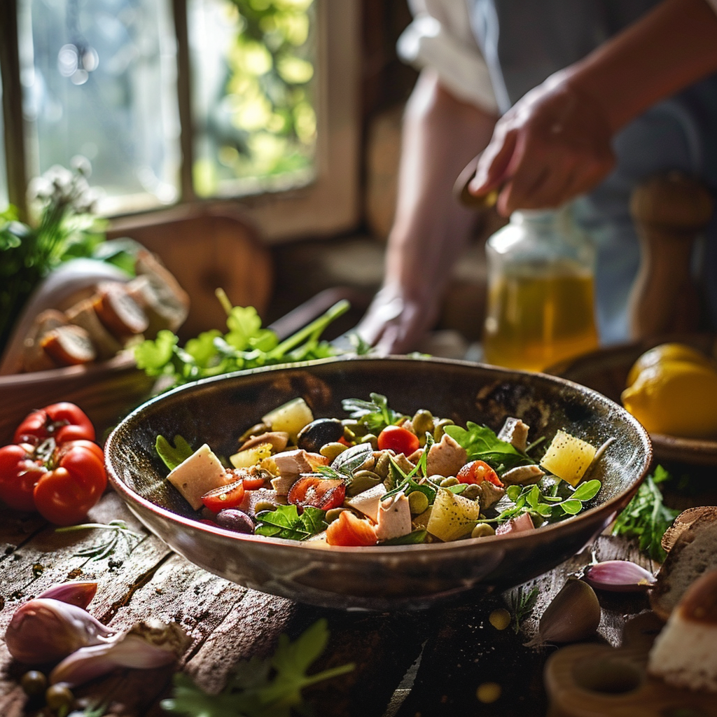 Salade Niçoise Traditionnelle : Un Voyage Gourmand à Nice