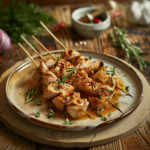 Brochettes de poulet marinées, un délice provençal facile