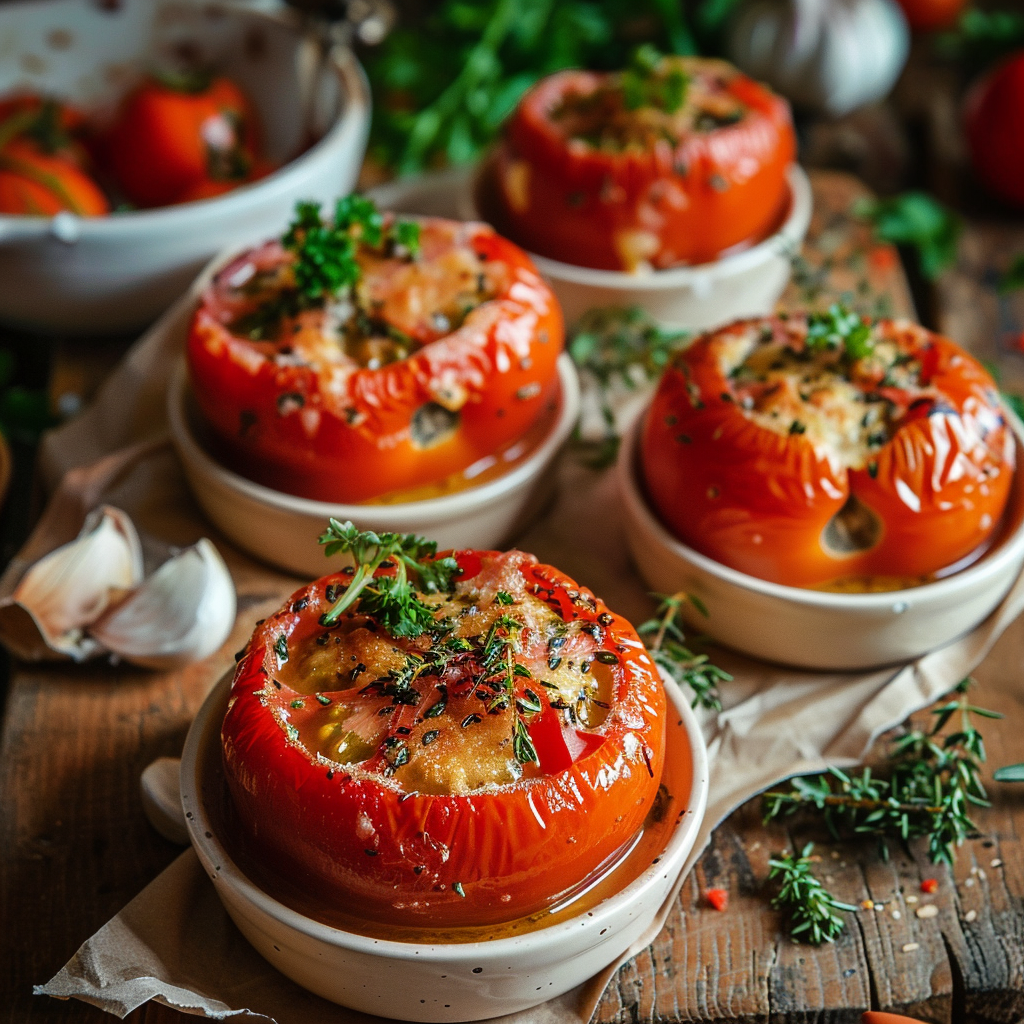 Tomates Farcies Maison : Un Classique Réconfortant et Facile