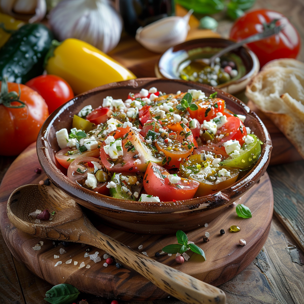 Salade Grecque Tomate Concombre : La Fraîcheur Méditerranéenne à Votre Table