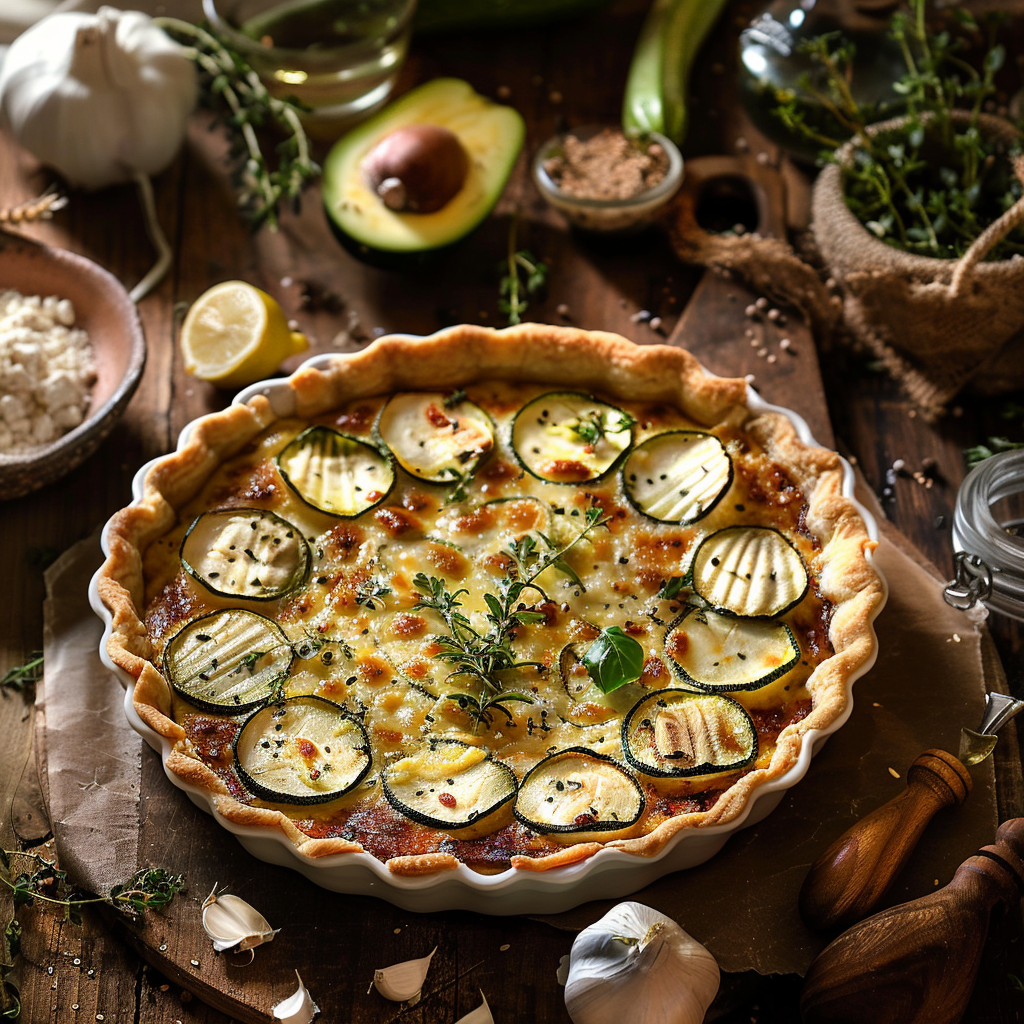 Tarte Courgette Chèvre : La Recette Facile et Gourmande de Mamie Julia
